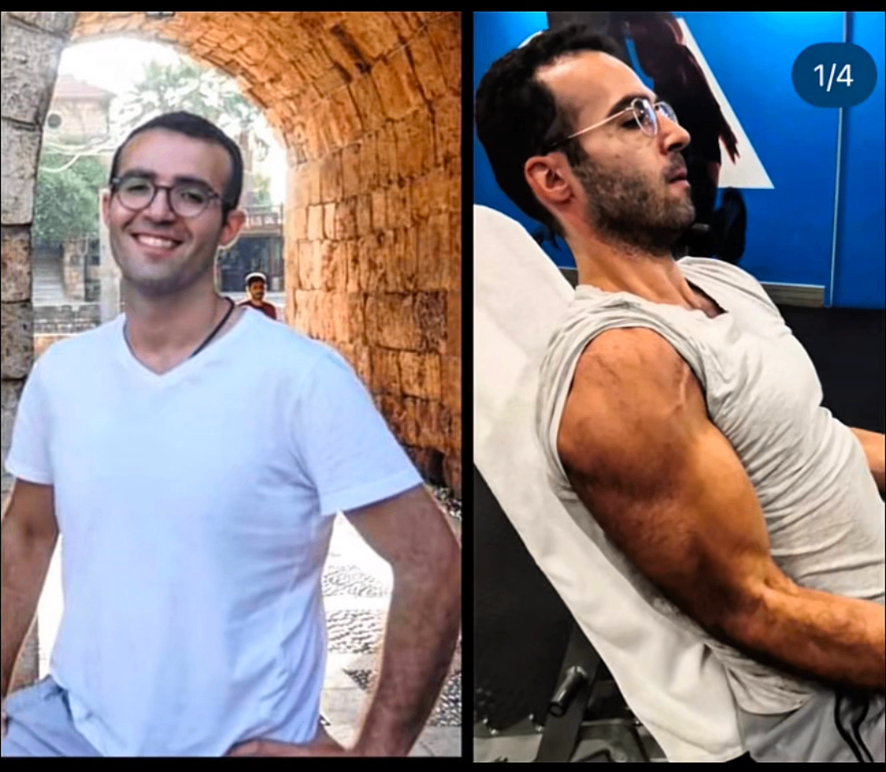 Omar, 41 — before and after transformation